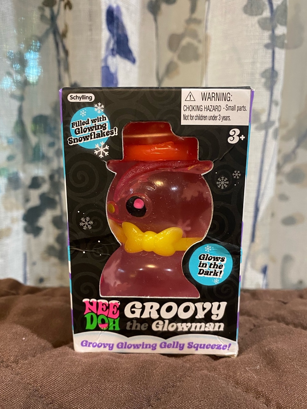 Nee Doh Groovy the Glowman - Pink Glow Gelly Squeeze